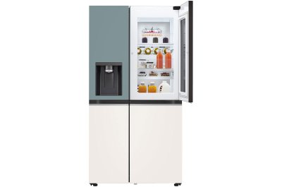 ตู้เย็น LG Instaview Door-in-Door รุ่น GC-X257CMEW ขนาด 22.4 คิว รองรับ Wi-Fi ThinQ เคาะสองครั้งเพื่อดูด้านใน